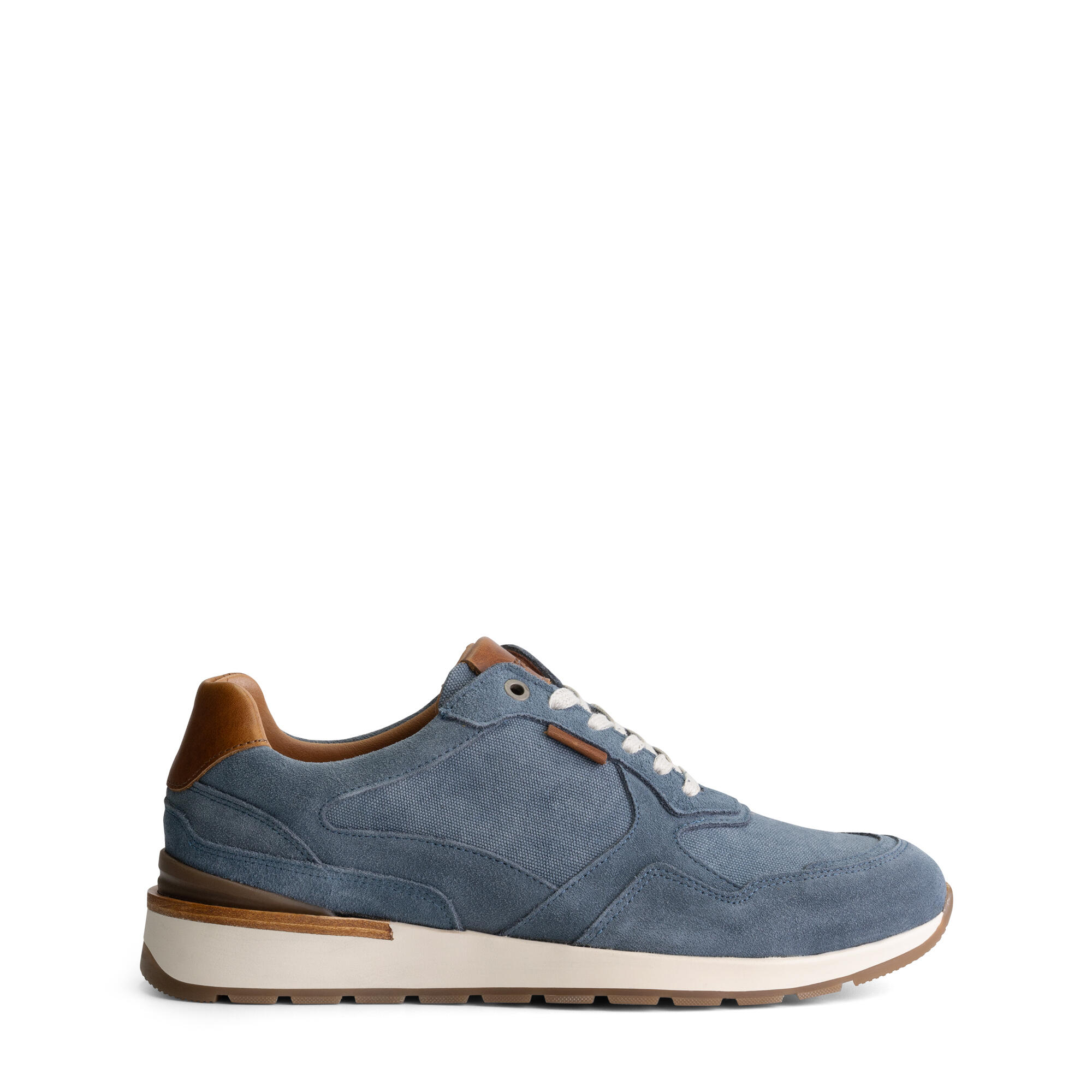 Newberry Hombre - Zapatillas - Lona y ante - Azul 3/7