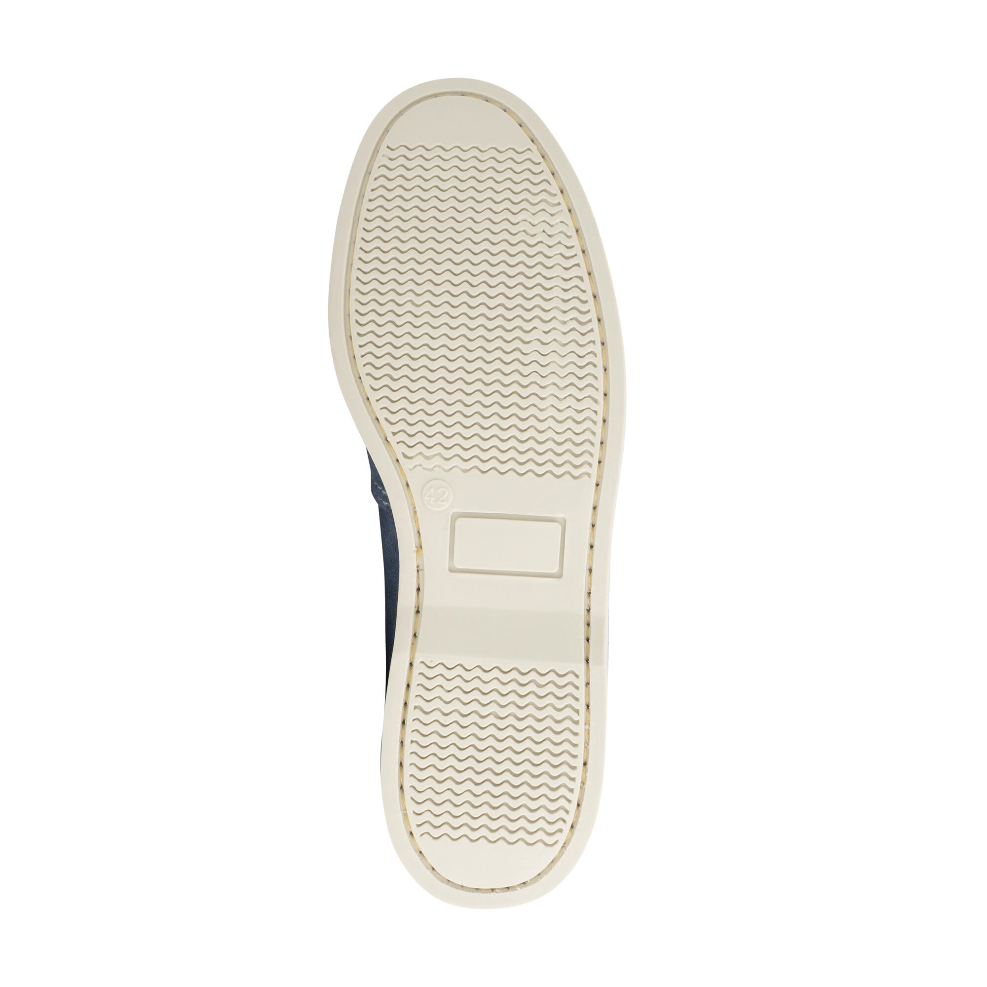 Krokvag Uomo - Scarpe da barca - Camoscio - Blu 5/6