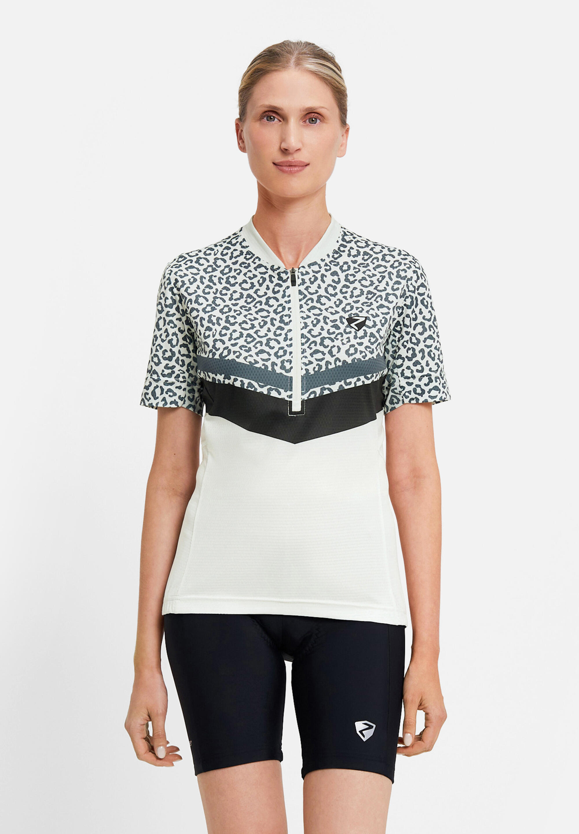 Kurzärmeliges Radtrikot NALADIA-Z creme 3/5