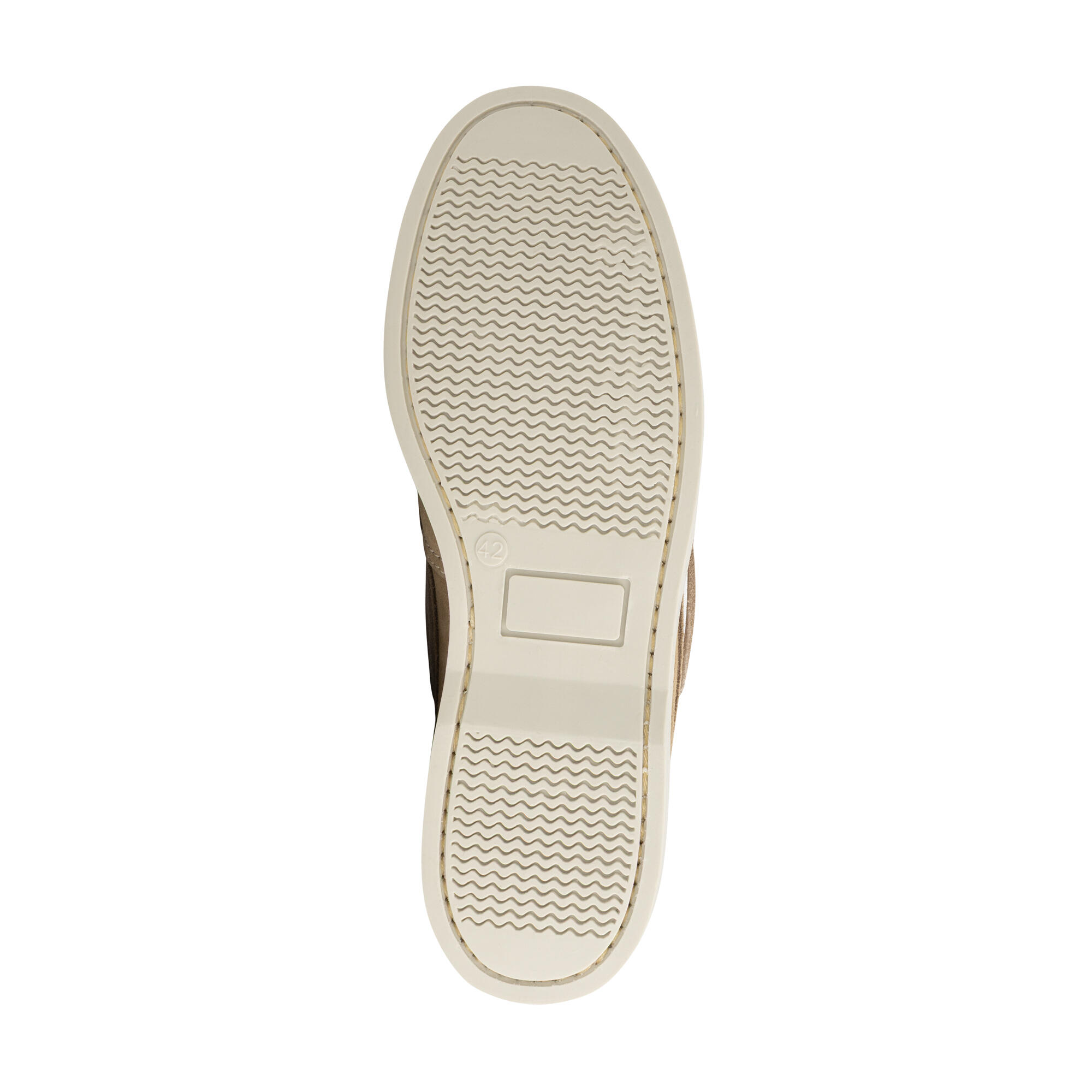 Krokvag Uomo - Scarpe da barca - Camoscio - Marrone chiaro 5/6