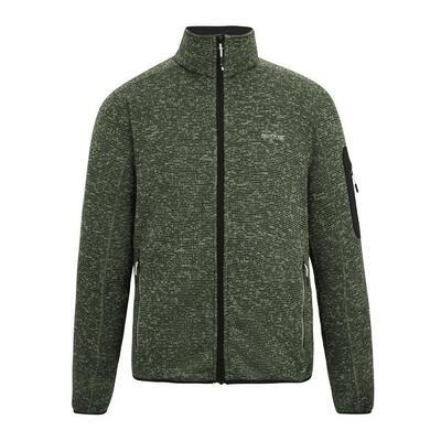 Heren newhill marl full zip fleecejack (baksteen)