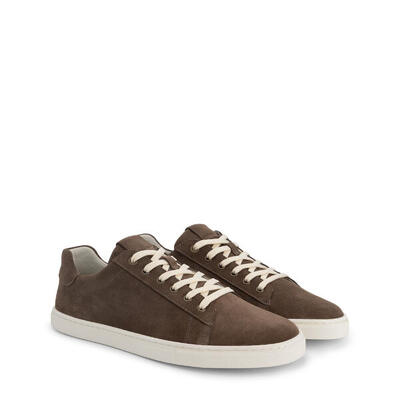 Blekestad heren - barefoot sneaker - suede - bruin