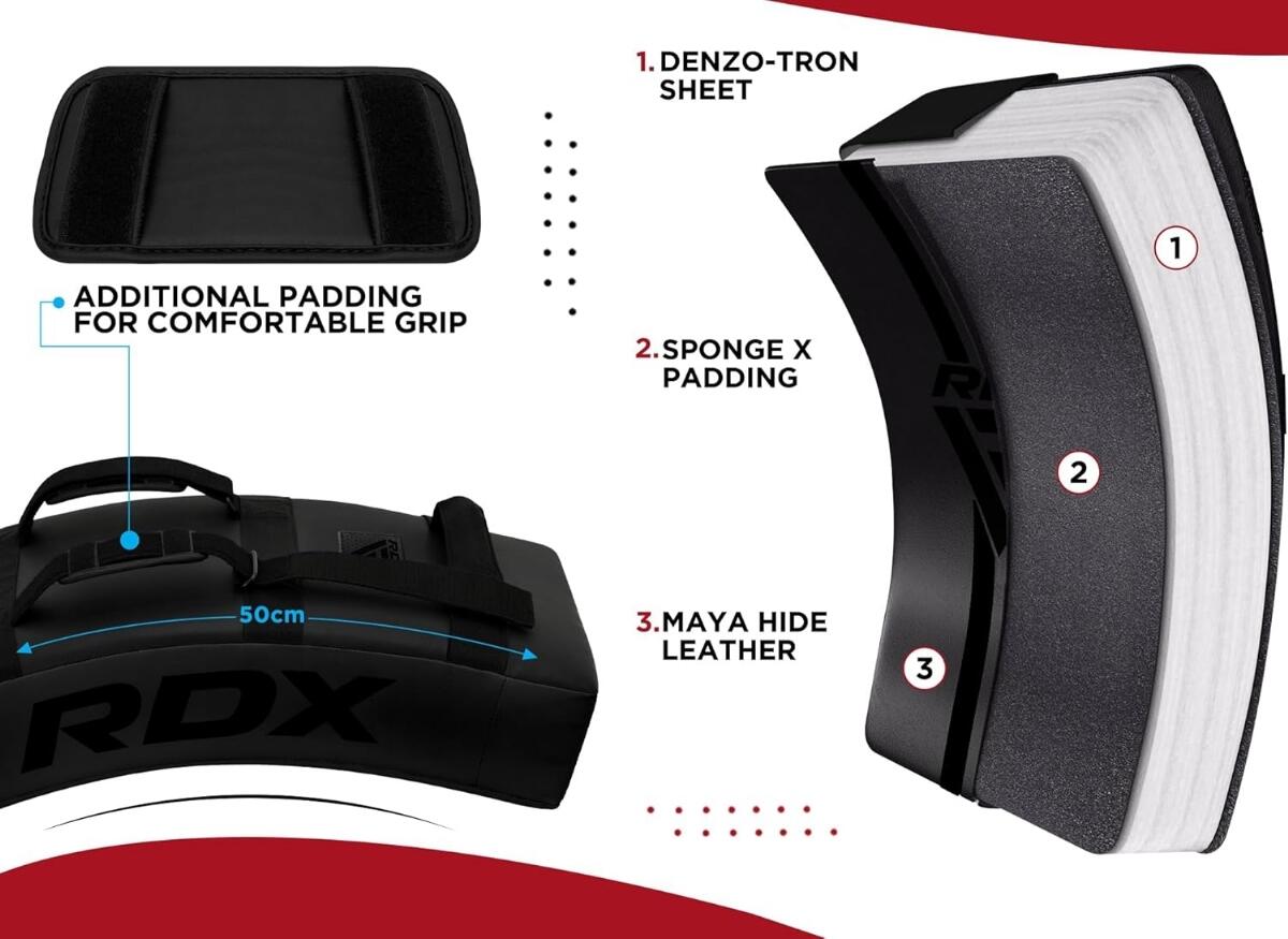 Scudo da colpo RDX Gel T1 – Nero integrale 5/9