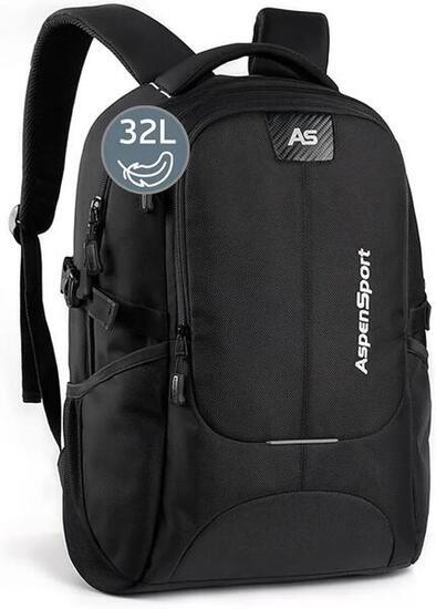 Aspensport 32 L Rucksack Schwarz