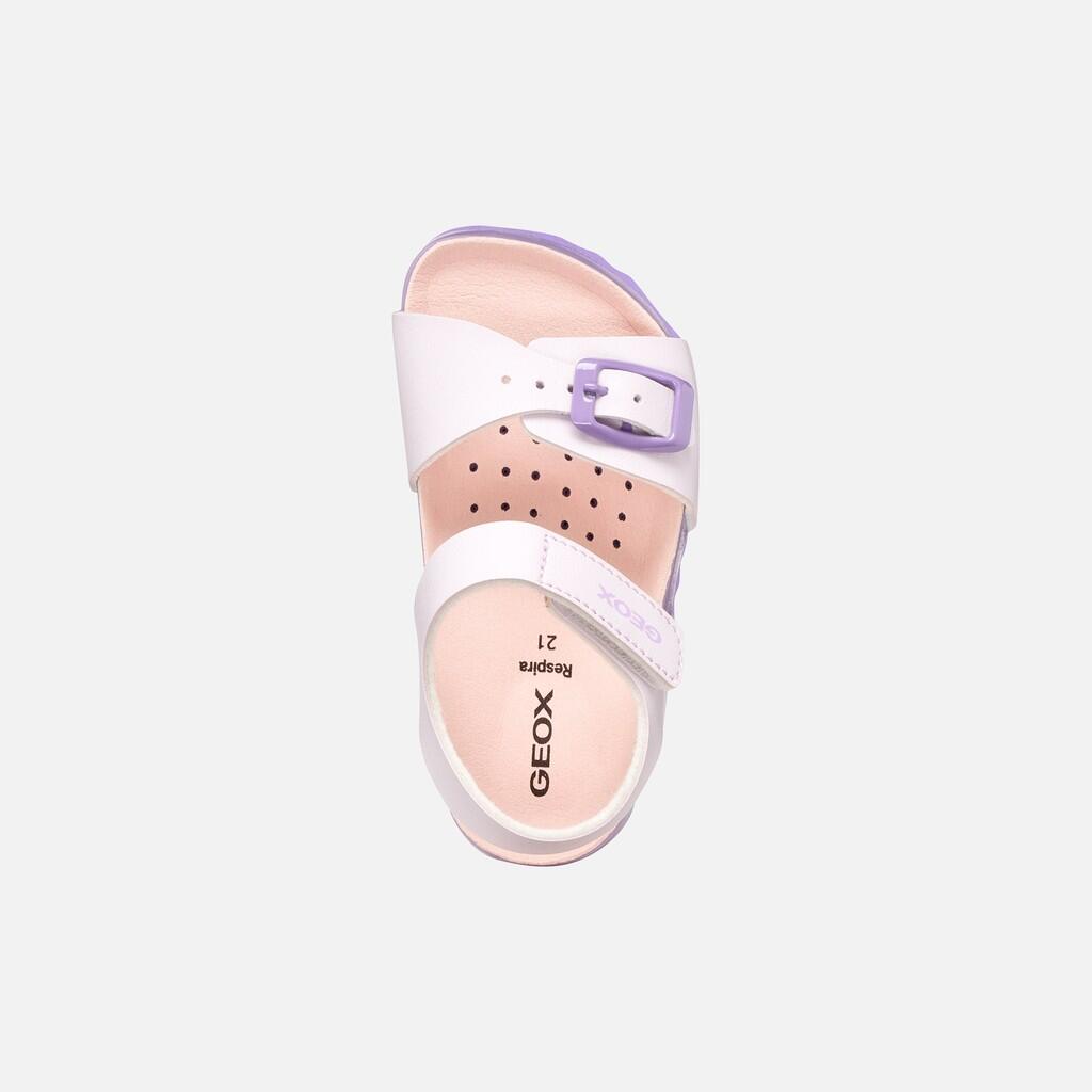 Sandales Bébé Fille B SANDAL CHALKI GIRL Lilas Clair 7/7