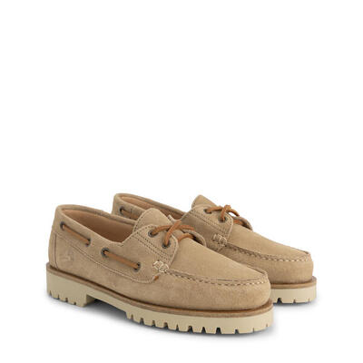 Salla dames - bootschoenen - suede - grijs