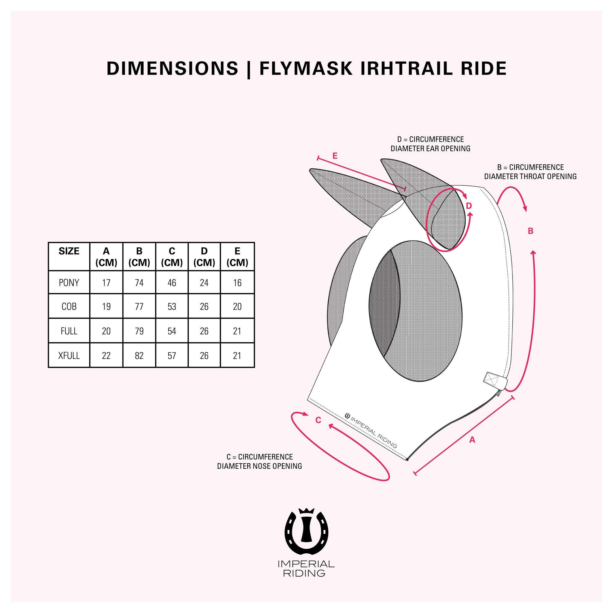Imperial Riding Vliegenmasker Fly Shield - Zwart (Full) 3/3