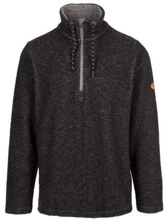 Trespass Falmouthfloss Pull Homme 1/2 Zip Noir