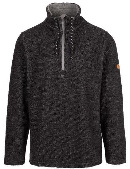 Trespass Falmouthfloss Pull Homme 1/2 Zip Noir