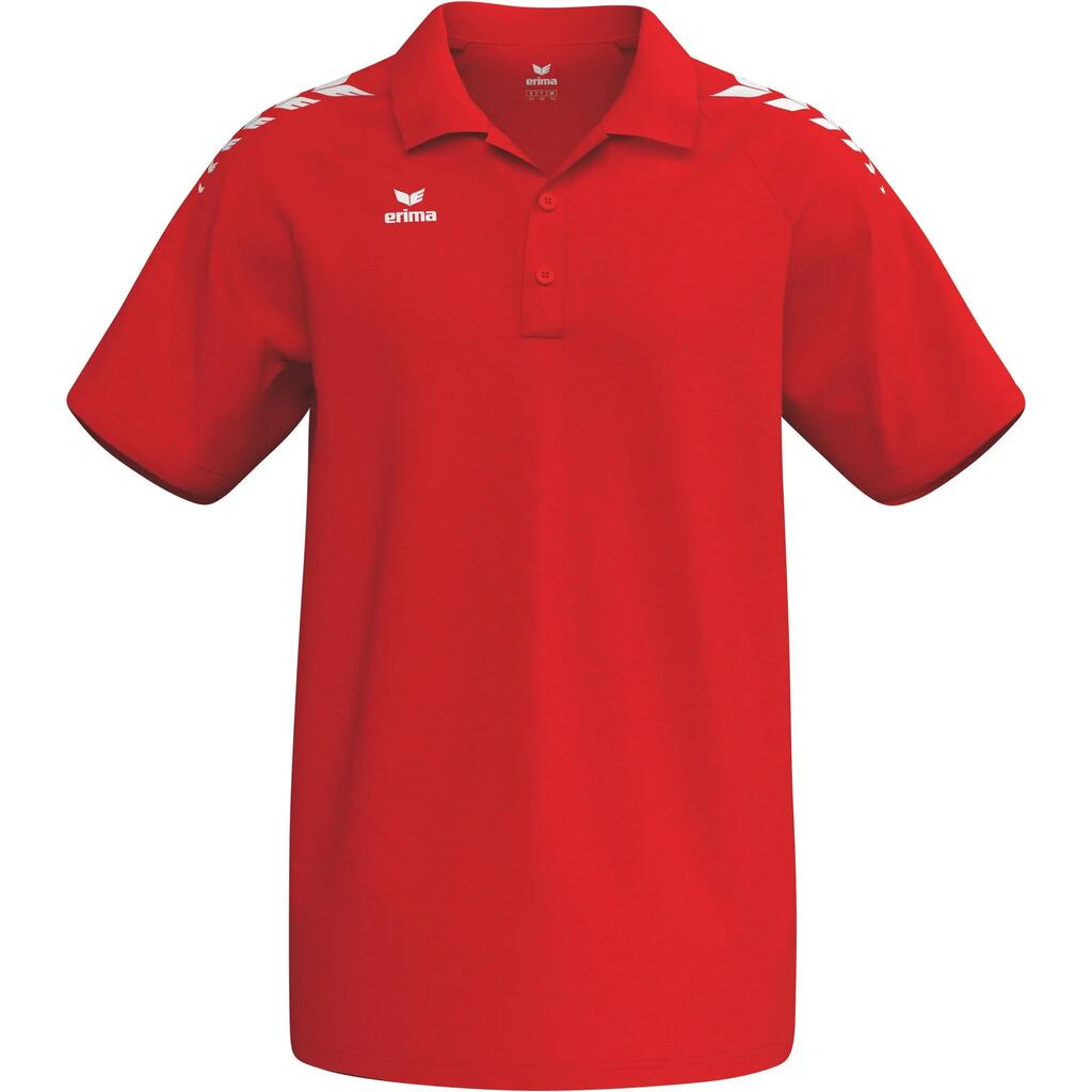 Erima Cmpt Wings Poloshirt Rood/wit