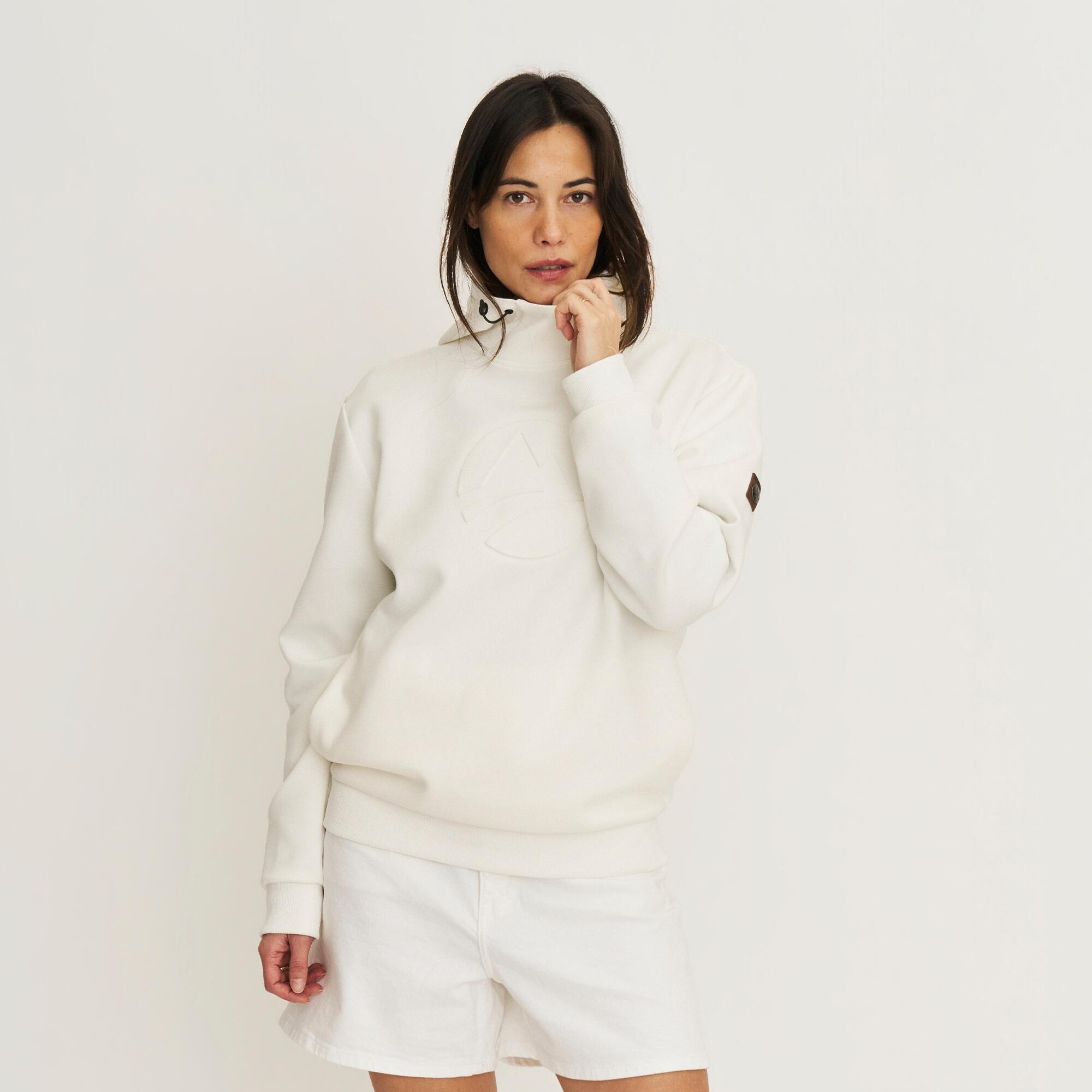 Marte Donna - Maglione outdoor - Felpa con cappuccio - Bianco sporco 2/6