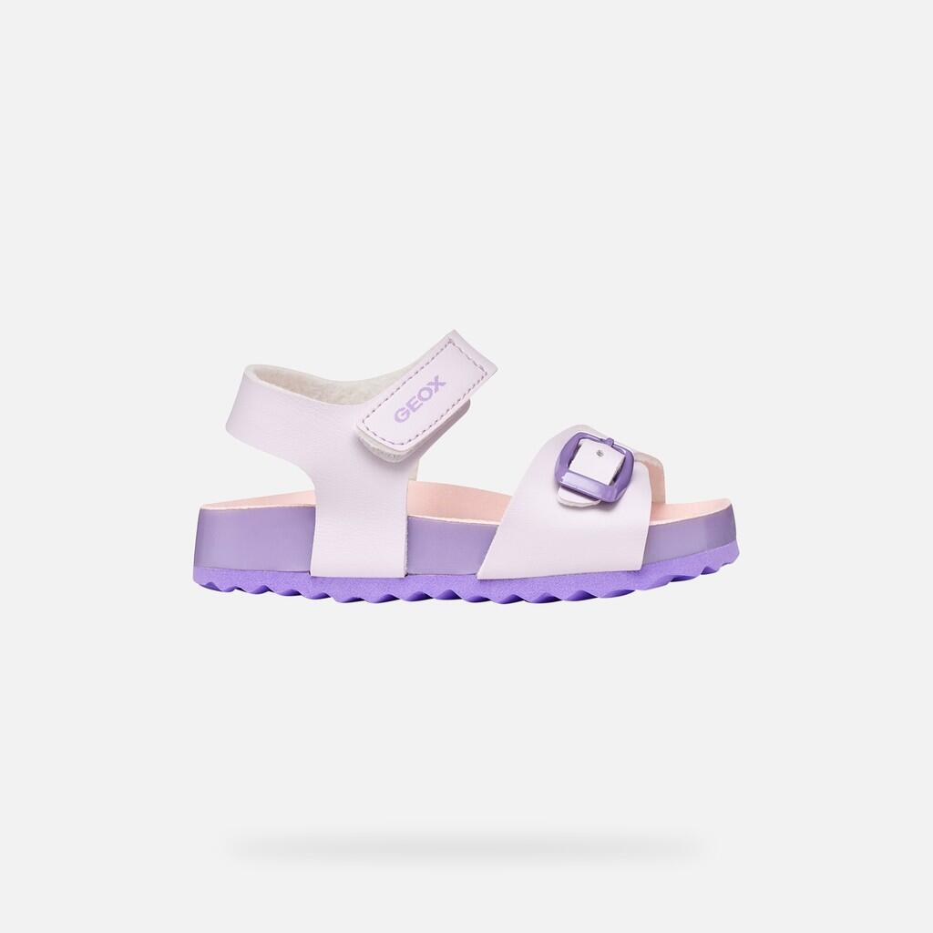 Sandales Bébé Fille B SANDAL CHALKI GIRL Lilas Clair 2/7
