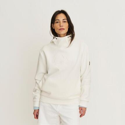 Marte Femme - Pull outdoor - Sweat à capuche - Blanc cassé