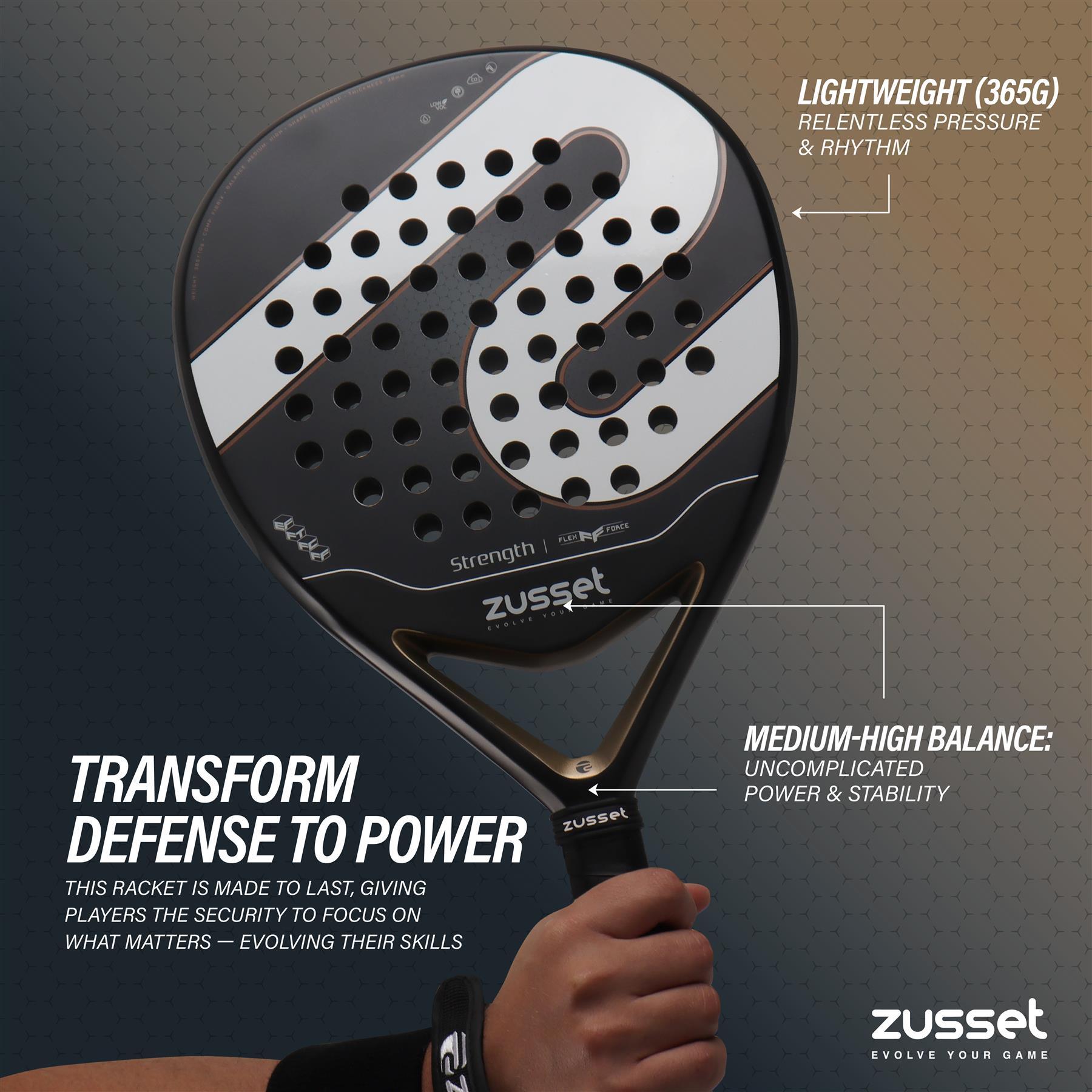 Padel Racket STRENGTH Druppelvorm - stabiel & comfortabel 7/7