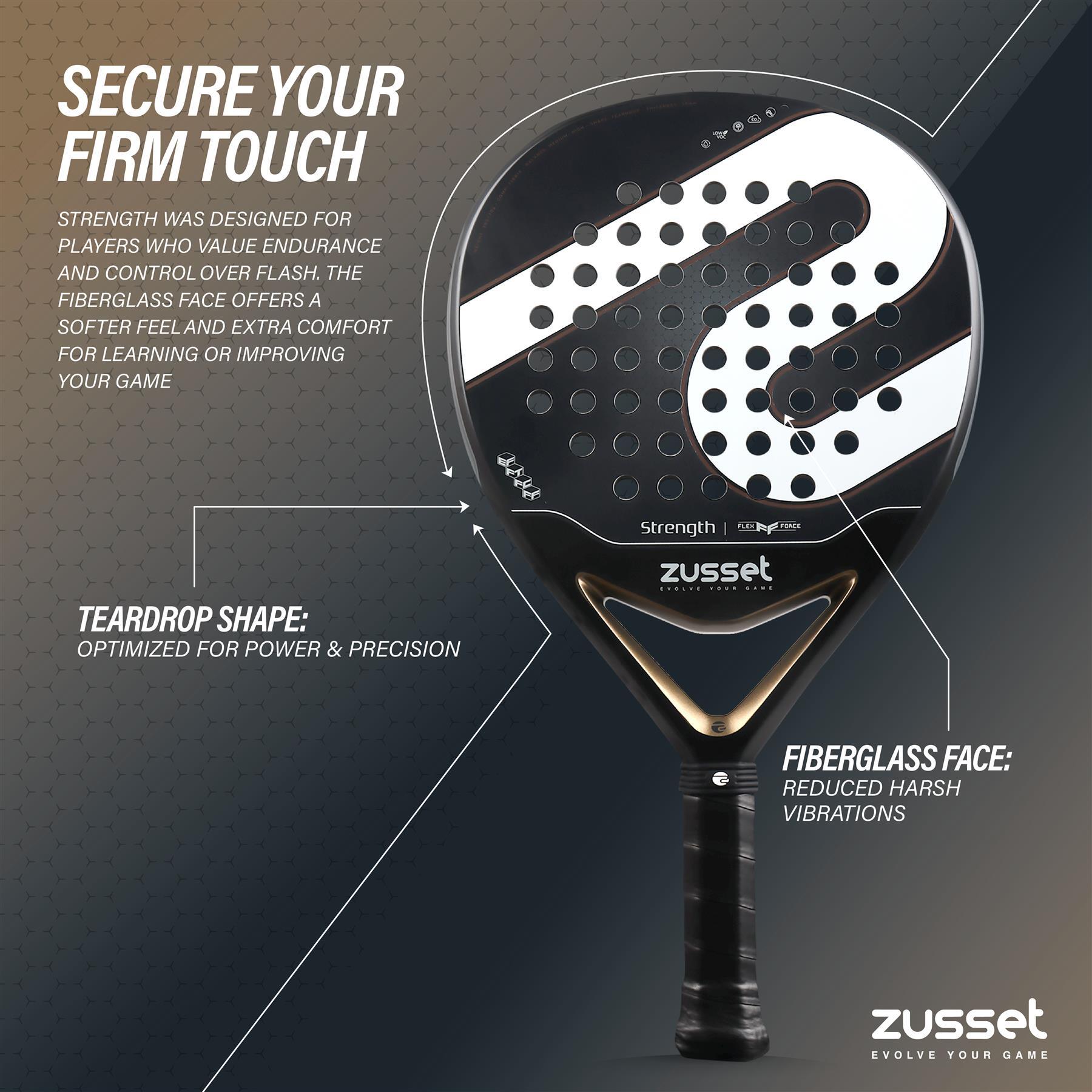 Padel Racket STRENGTH Druppelvorm - stabiel & comfortabel 6/7