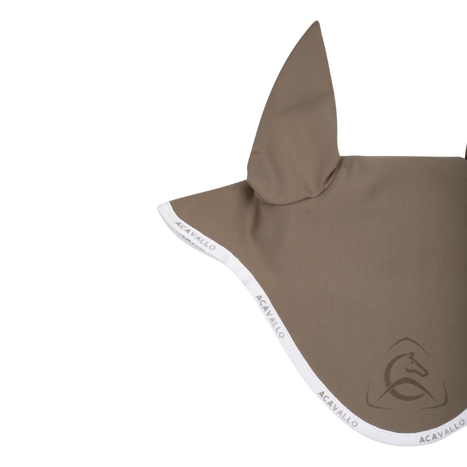 Badehaube aus spandex mit silikonlogo 3/4