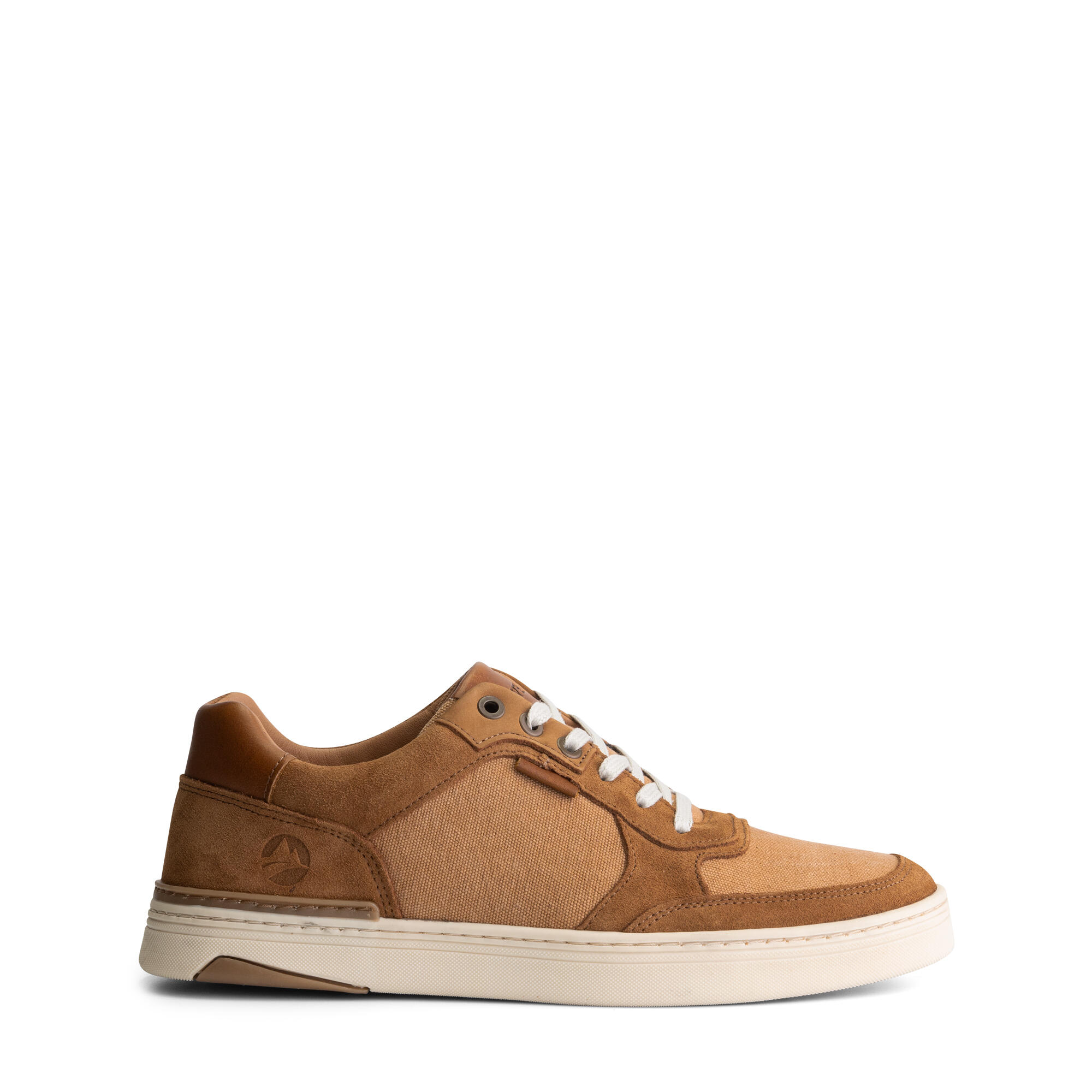 Bromley Uomo - Sneakers - Tela e camoscio - Cognac 3/7