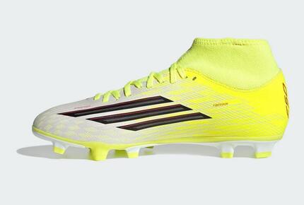 Adidas Herren F50 Club MID FG/MG Fußballschuh JR 9053 gelb/schwarz/Rot