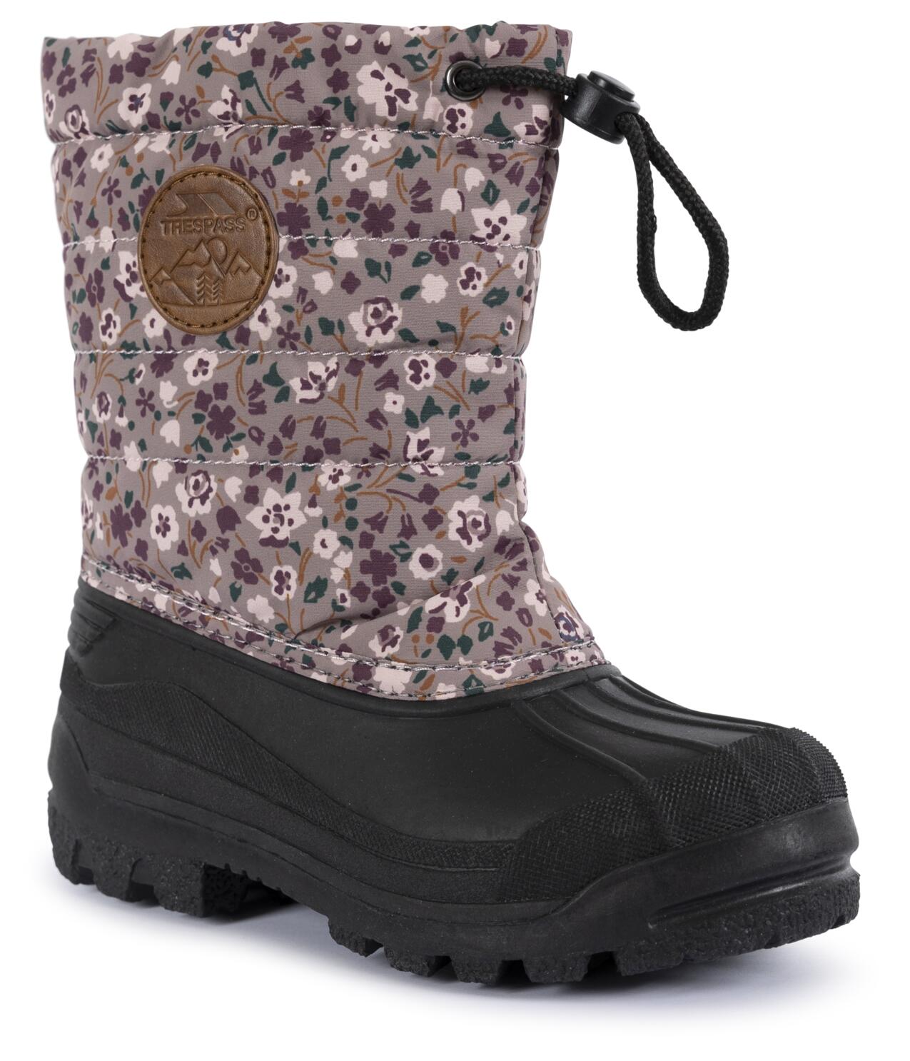 Trespass Remy - Botte de neige pour enfants à petites fleurs 1/1