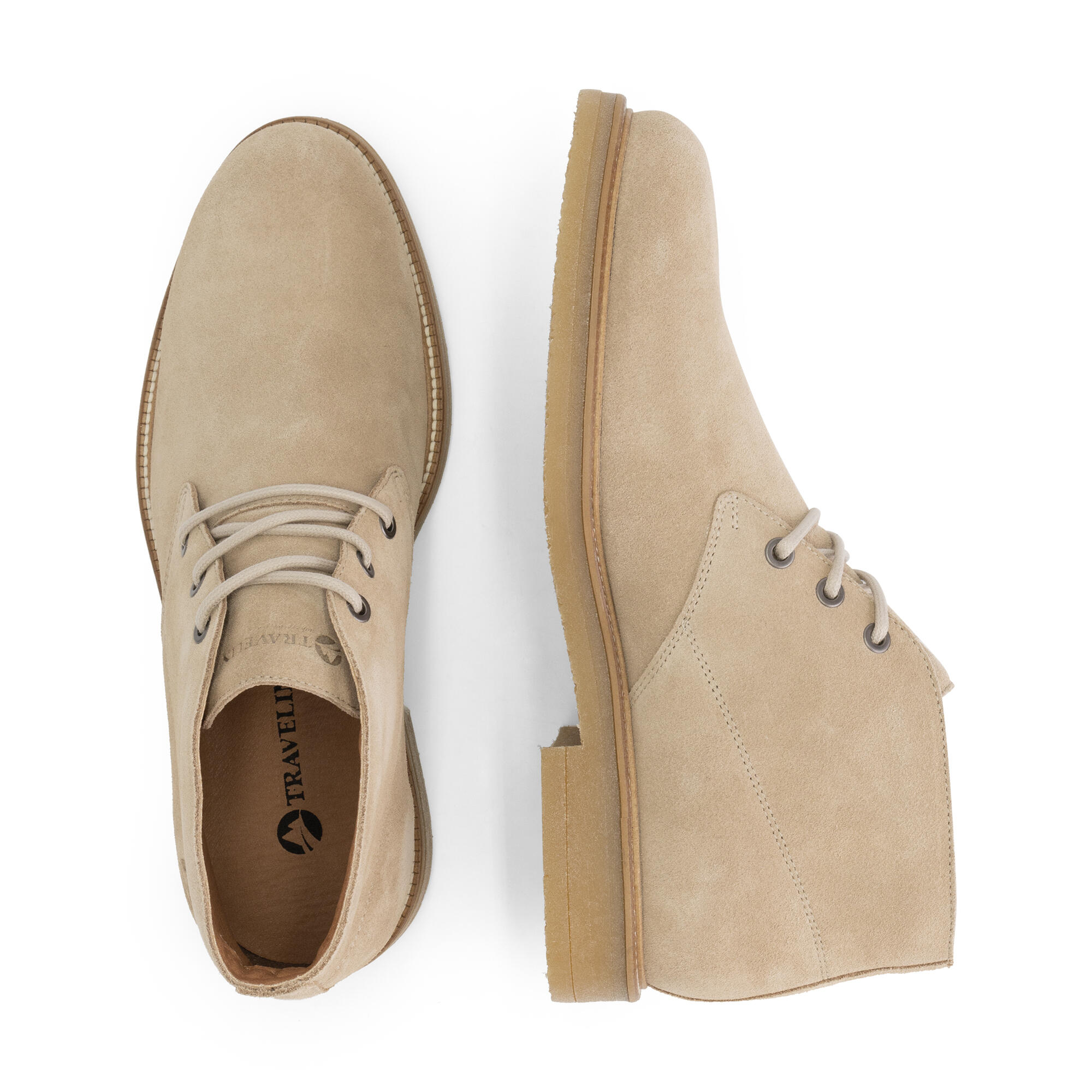 Redhill Hombre - Zapatos con cordones medios - Ante - Arena 4/7