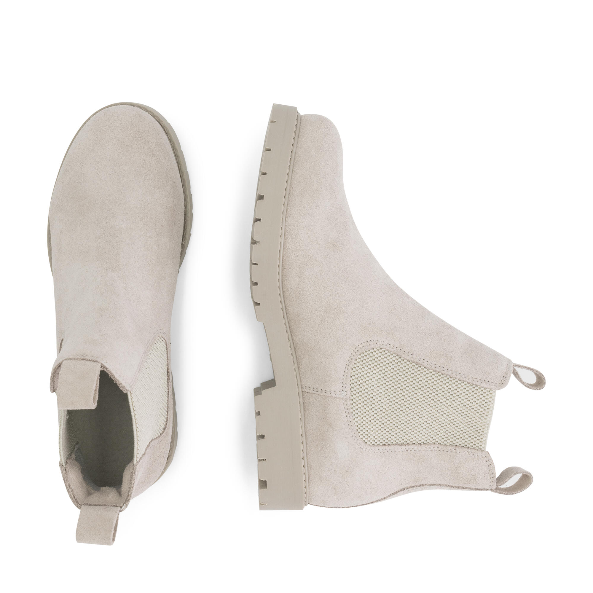 Glamdal Mujer - Botas Chelsea - Ante - Gris 4/7