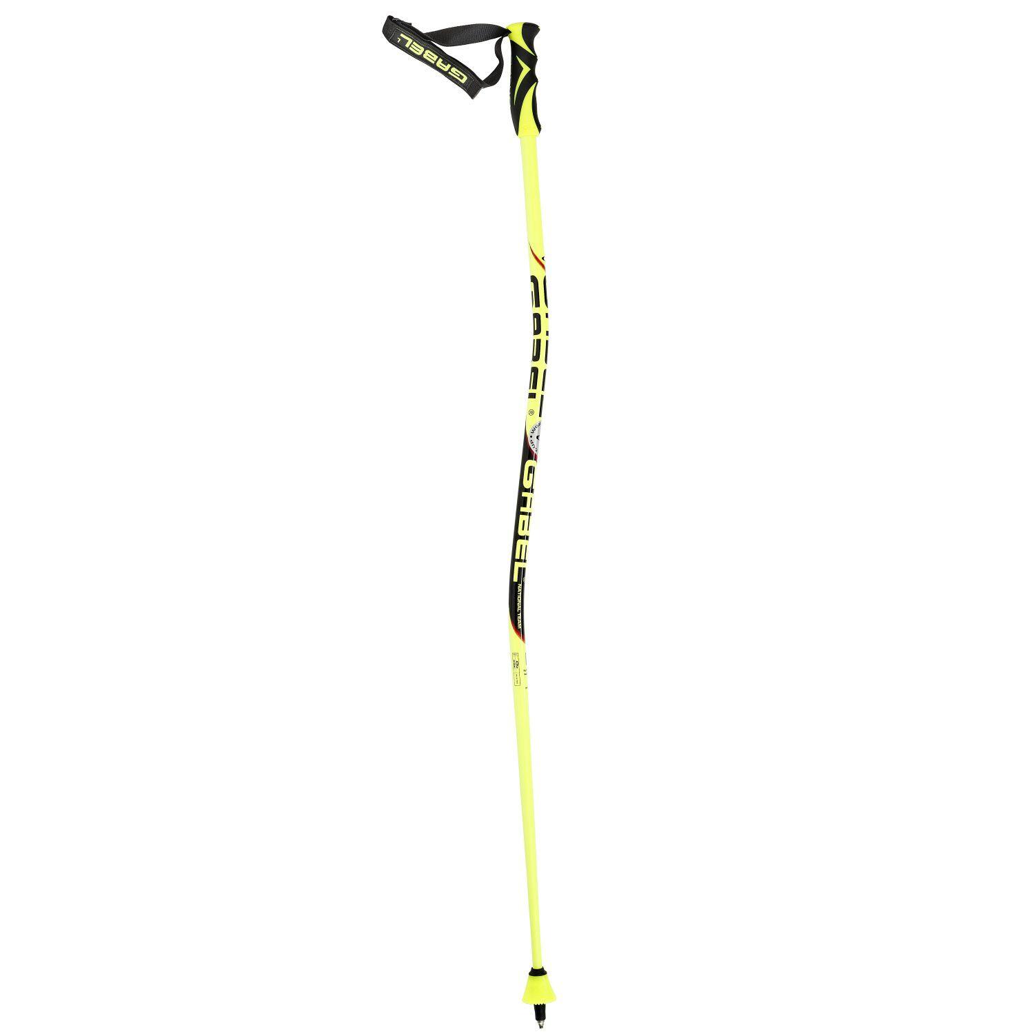 Bastón de esquí GS-R (1 PAR) Gabel amarillo 2/4