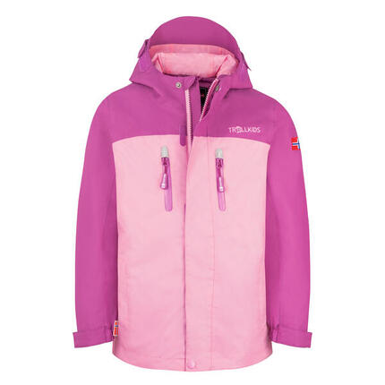 Kinder Regenjacke Nusfjord Marineblau/Violett