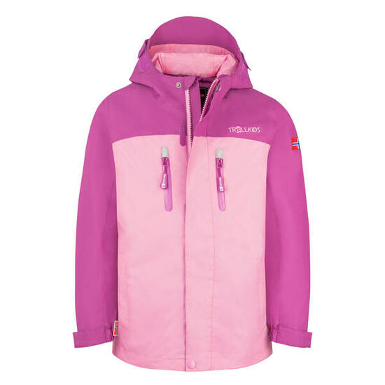 Kinder Regenjacke Nusfjord Marineblau/Violett