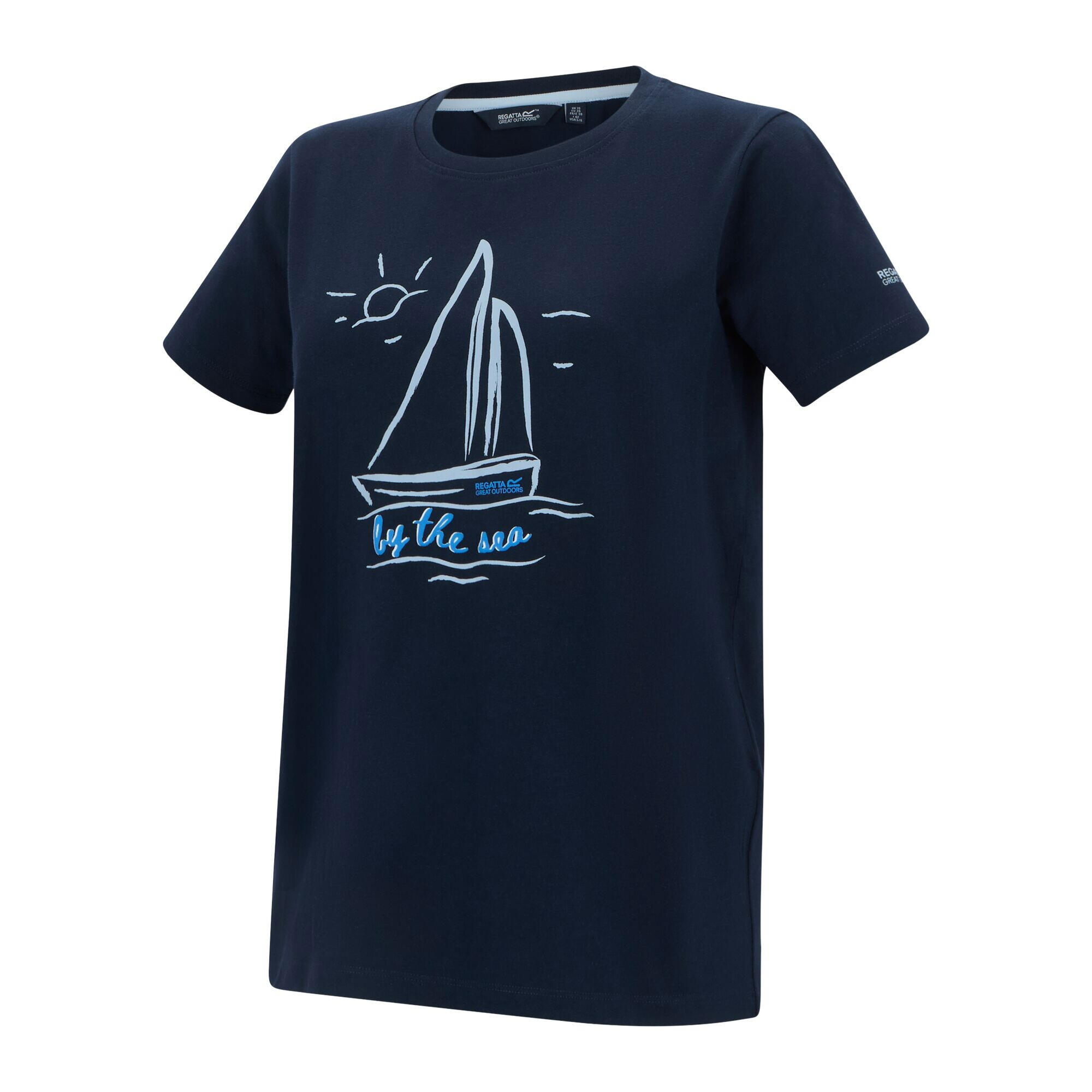 Maglietta Barca A Vela Donna Regatta Filandra VX Blu Navy 3/5