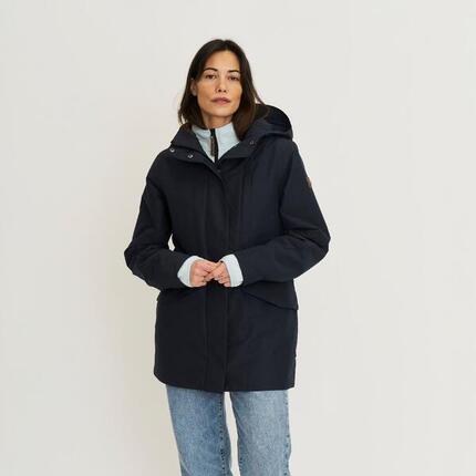 Leyla Femme - Veste hardshell - Imperméable - Marron clair
