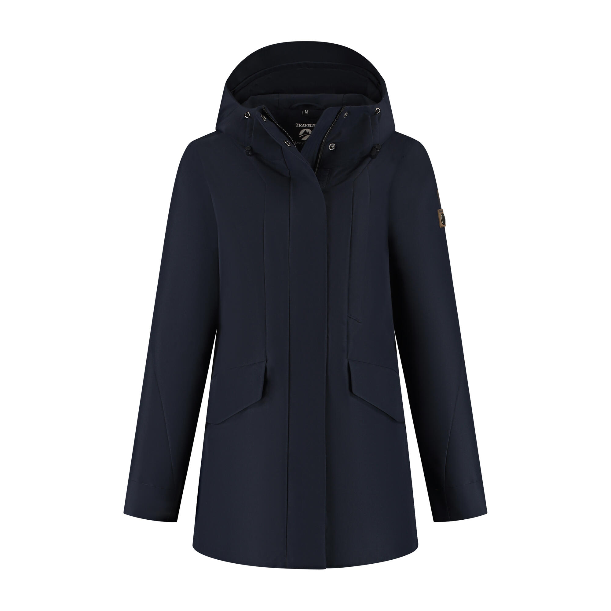 Leyla Mujer - Chaqueta hardshell - Impermeable - Azul marino 2/6