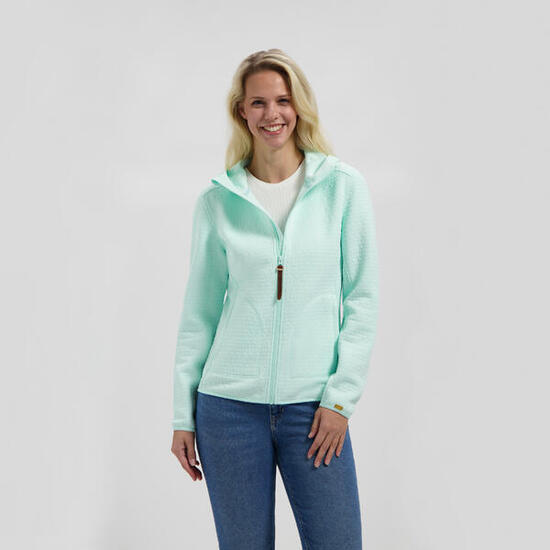 MGO Bella Damen - Outdoor Strickjacke - Mintgrün