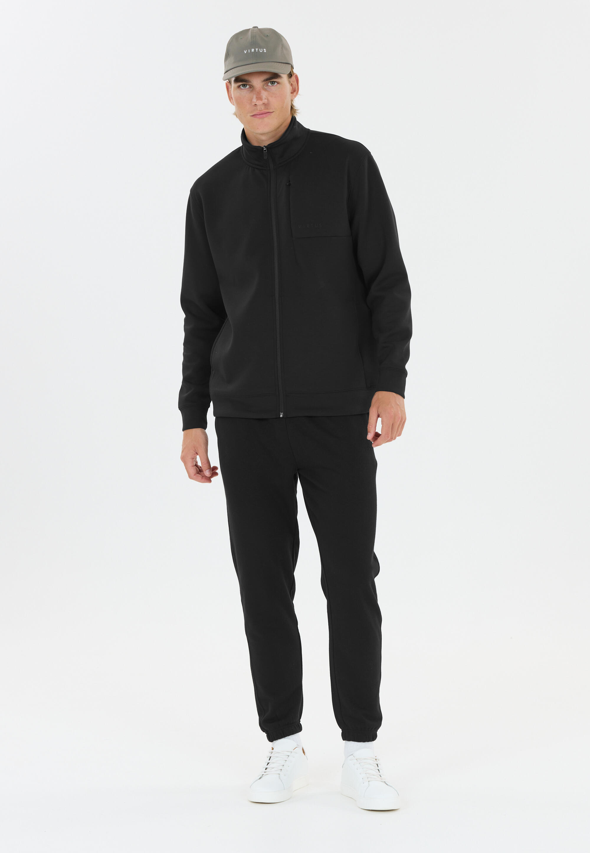 Felpa con zip Virtus Taro 4/5