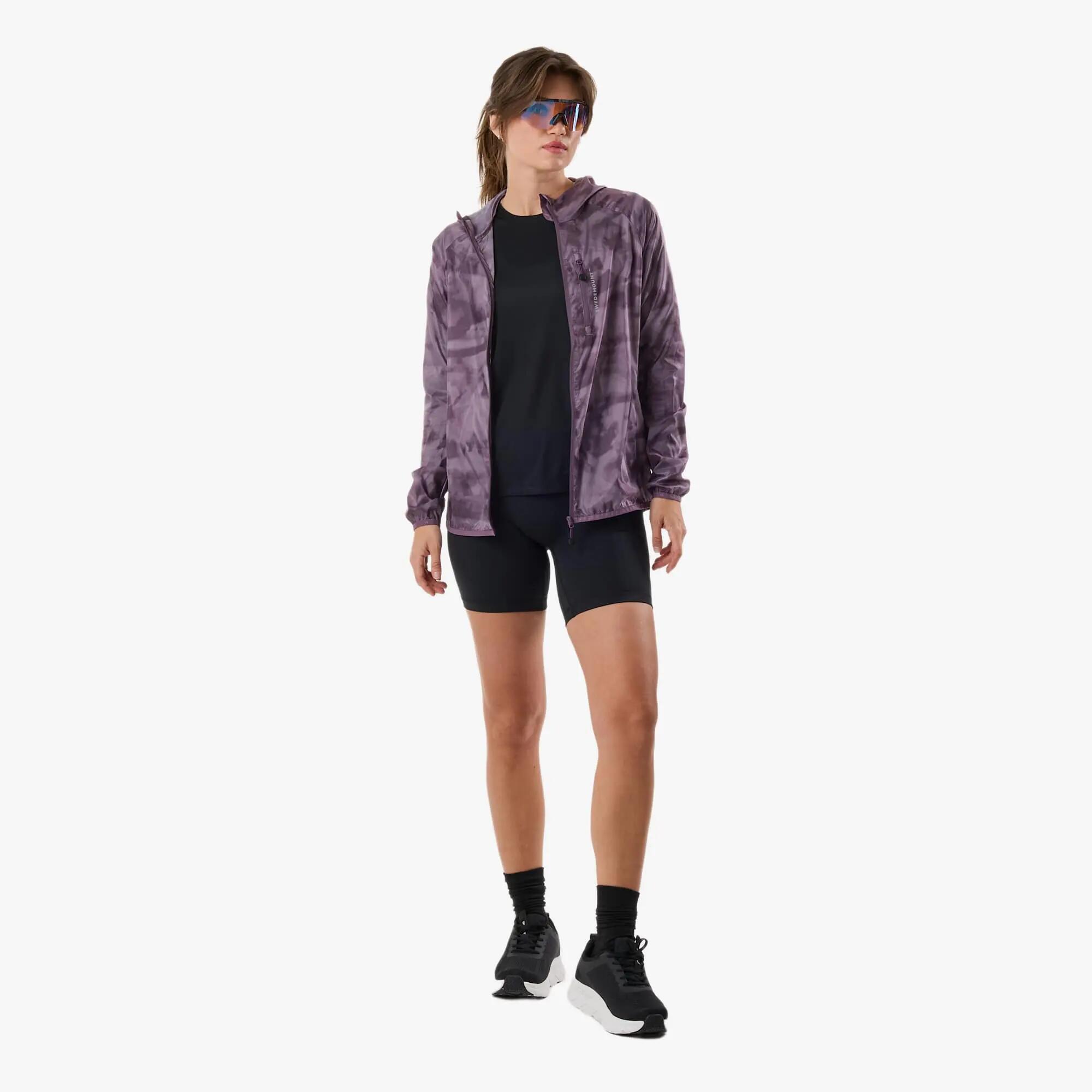 Giacca antivento Allenamento Donna Ripiegabile 3/8