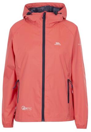 Veste imperméable Trespass Qikpac femme Blush