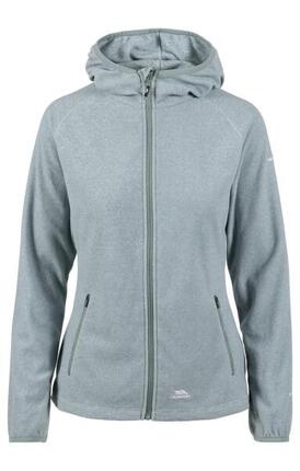 Trespass Jennings Damen Fleecejacke mit Kapuze Teal Mist