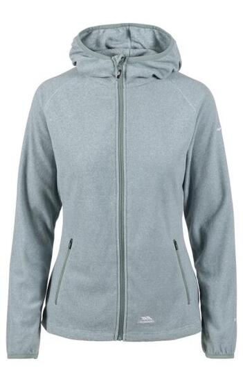 Trespass Jennings Damen Fleecejacke mit Kapuze Teal Mist