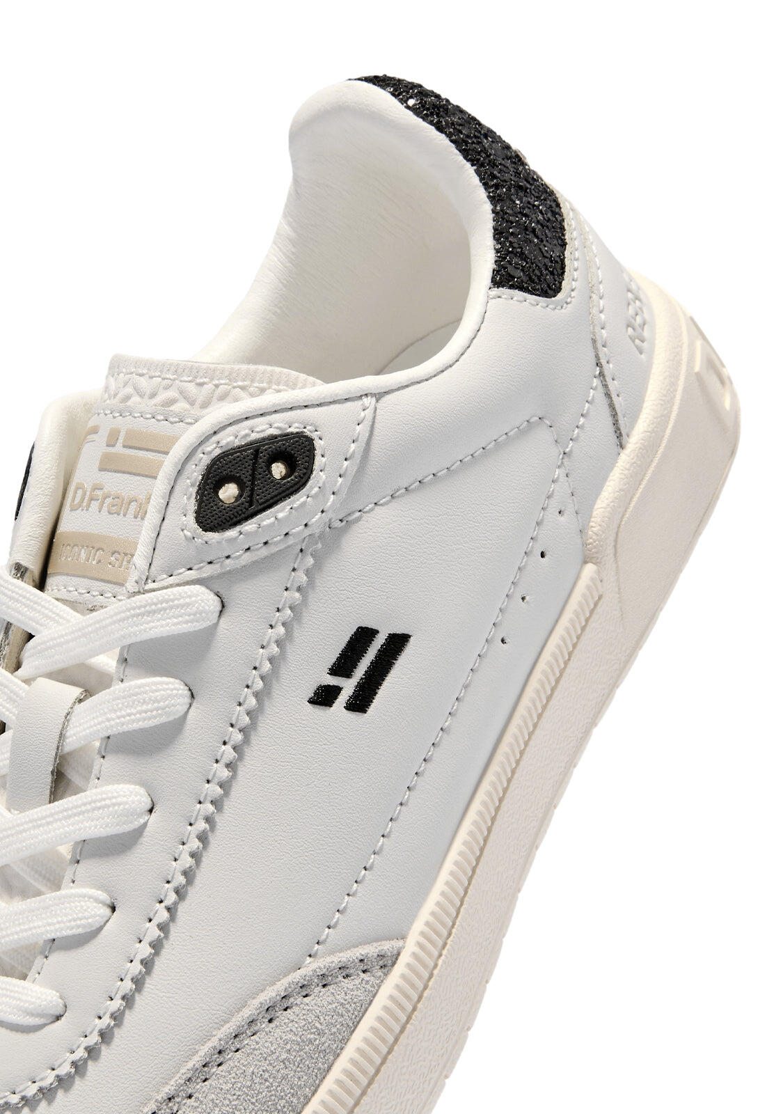 Zapatillas D. Franklin Rebel Basic White Black 4/4