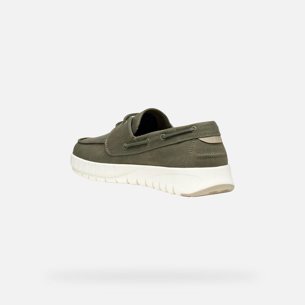 Mocassins Homme U FLEXTRIDE Vert Olive Clair 4/7