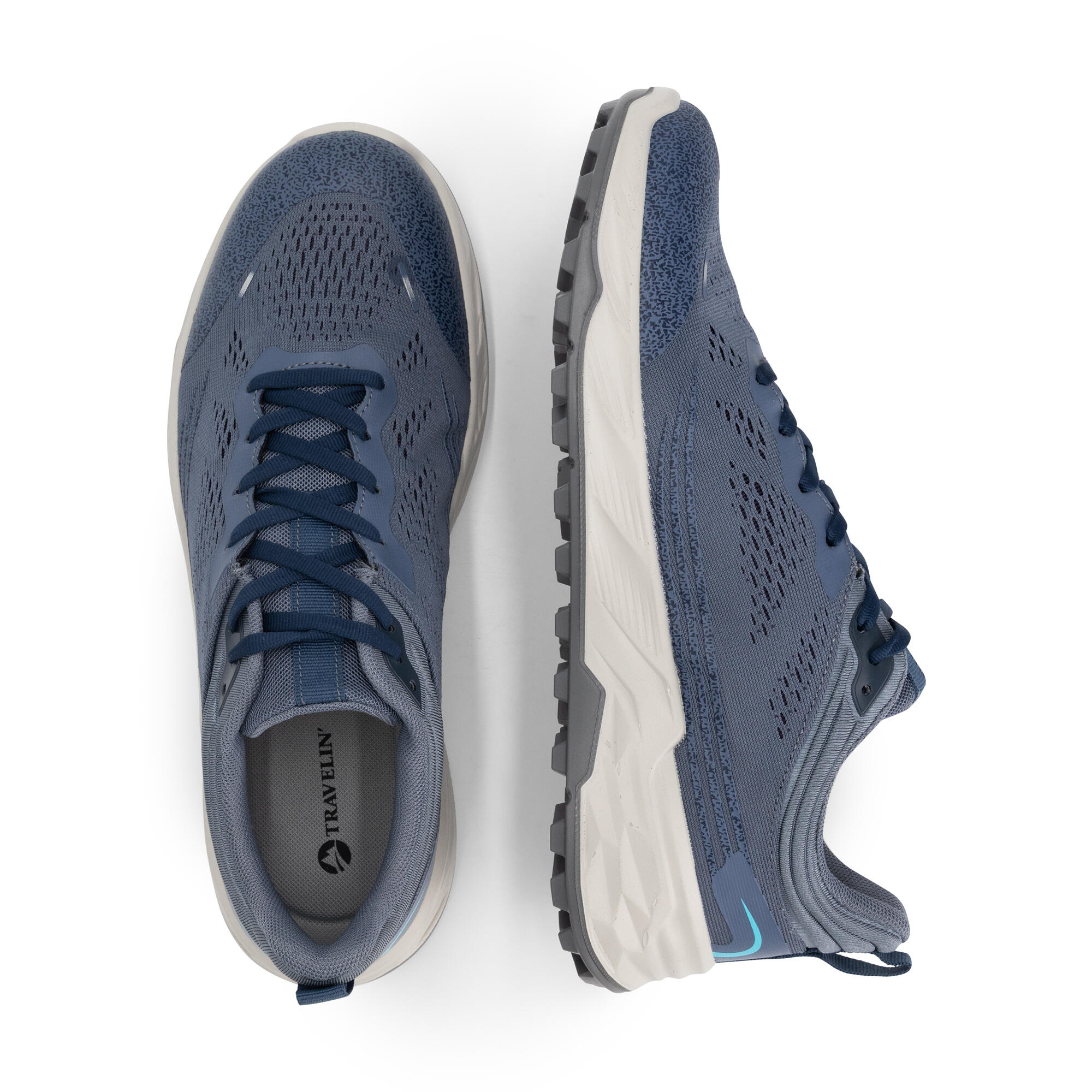 Voss Hombre - Zapatillas de senderismo bajas - Azul 4/5