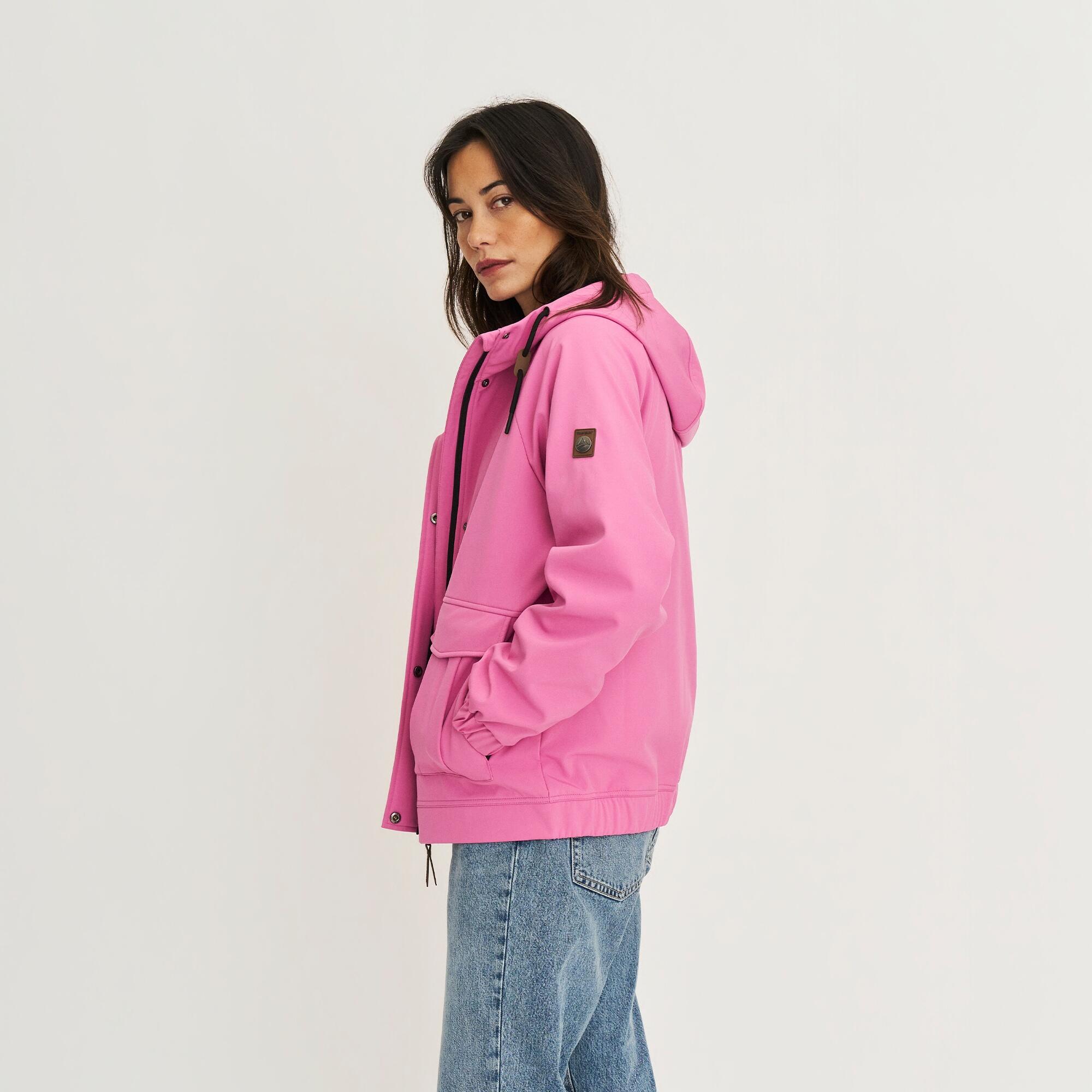 Kiara Dames - Softshell Jas - Waterdicht - Roze 3/6