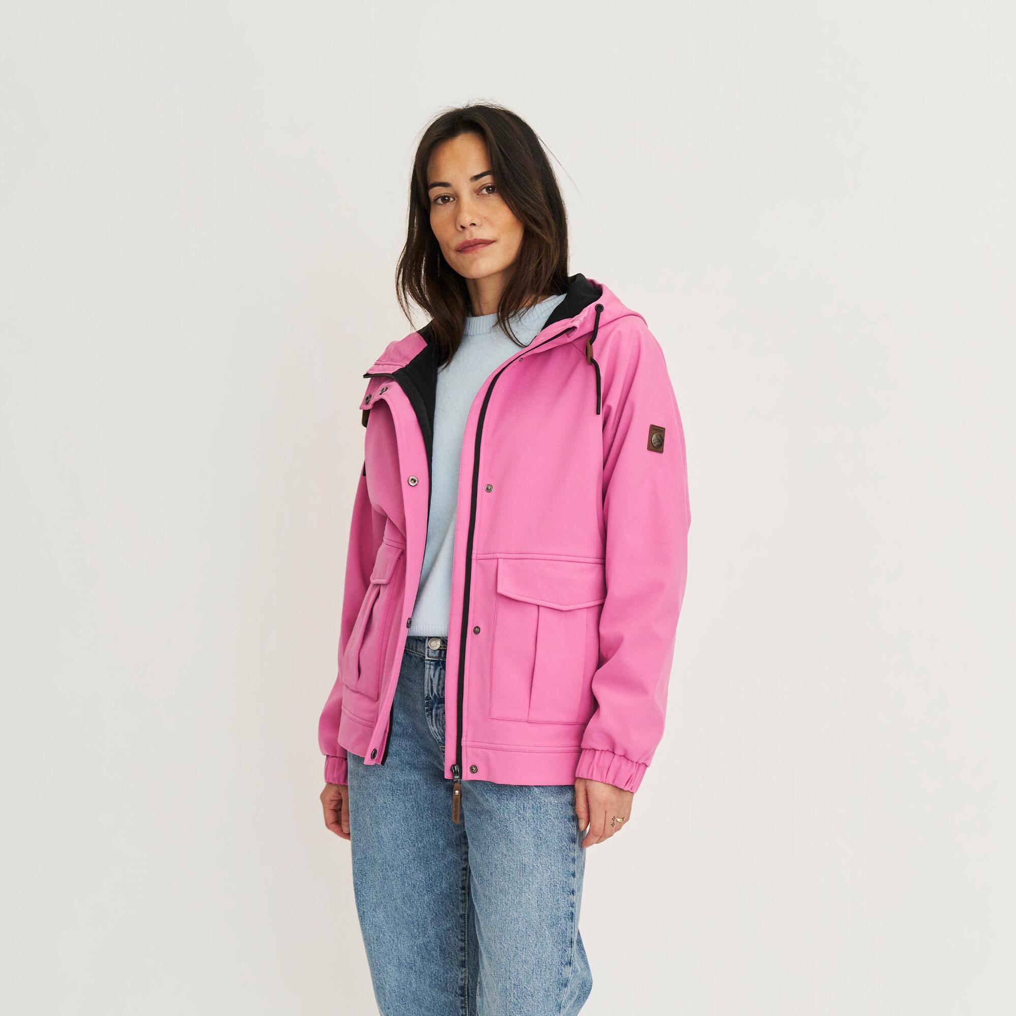 Kiara Dames - Softshell Jas - Waterdicht - Roze 2/6