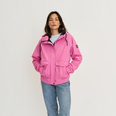 Kiara dames - softshell jas - waterdicht - roze