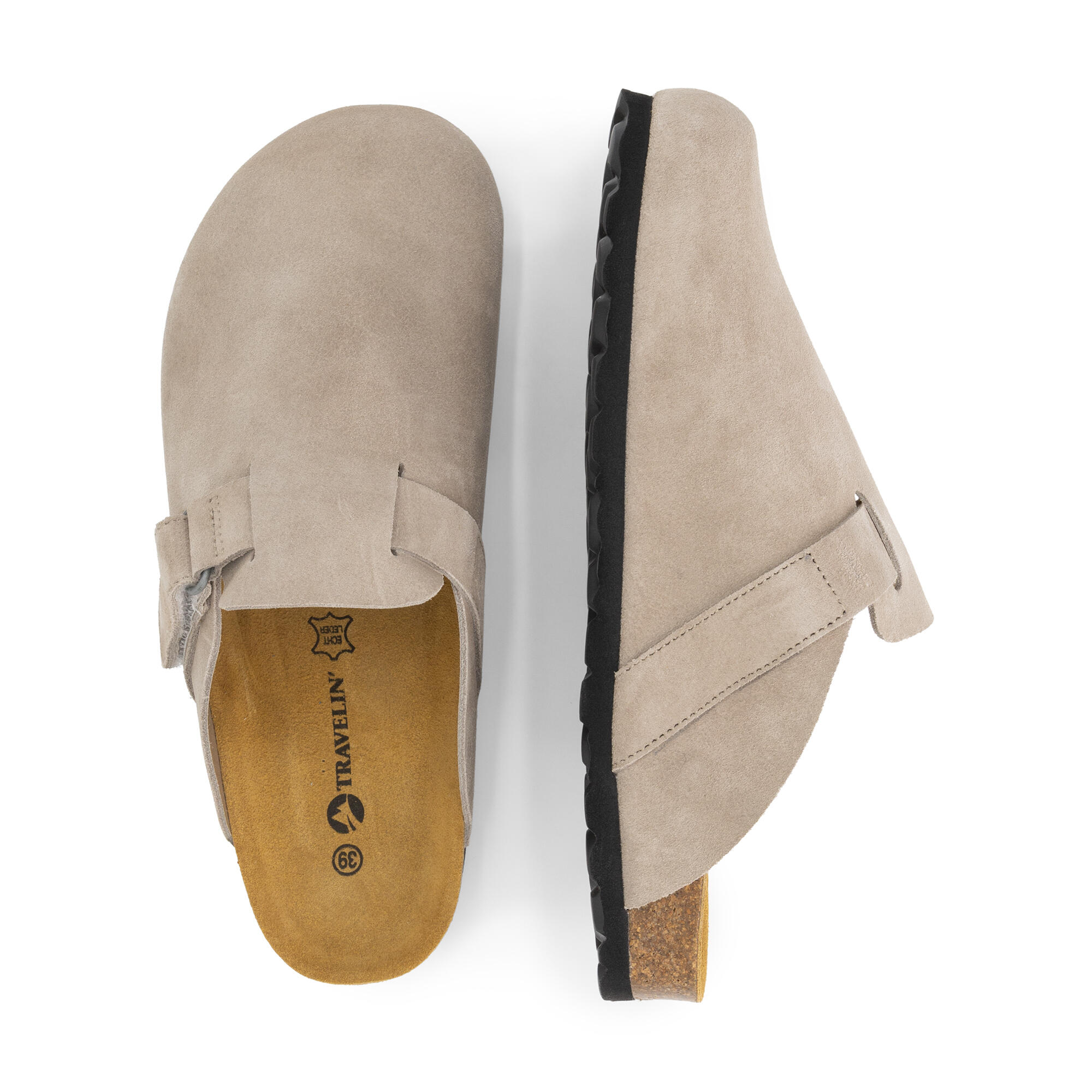 Tannas Donna - Zoccoli - Camoscio - Grigio 4/5