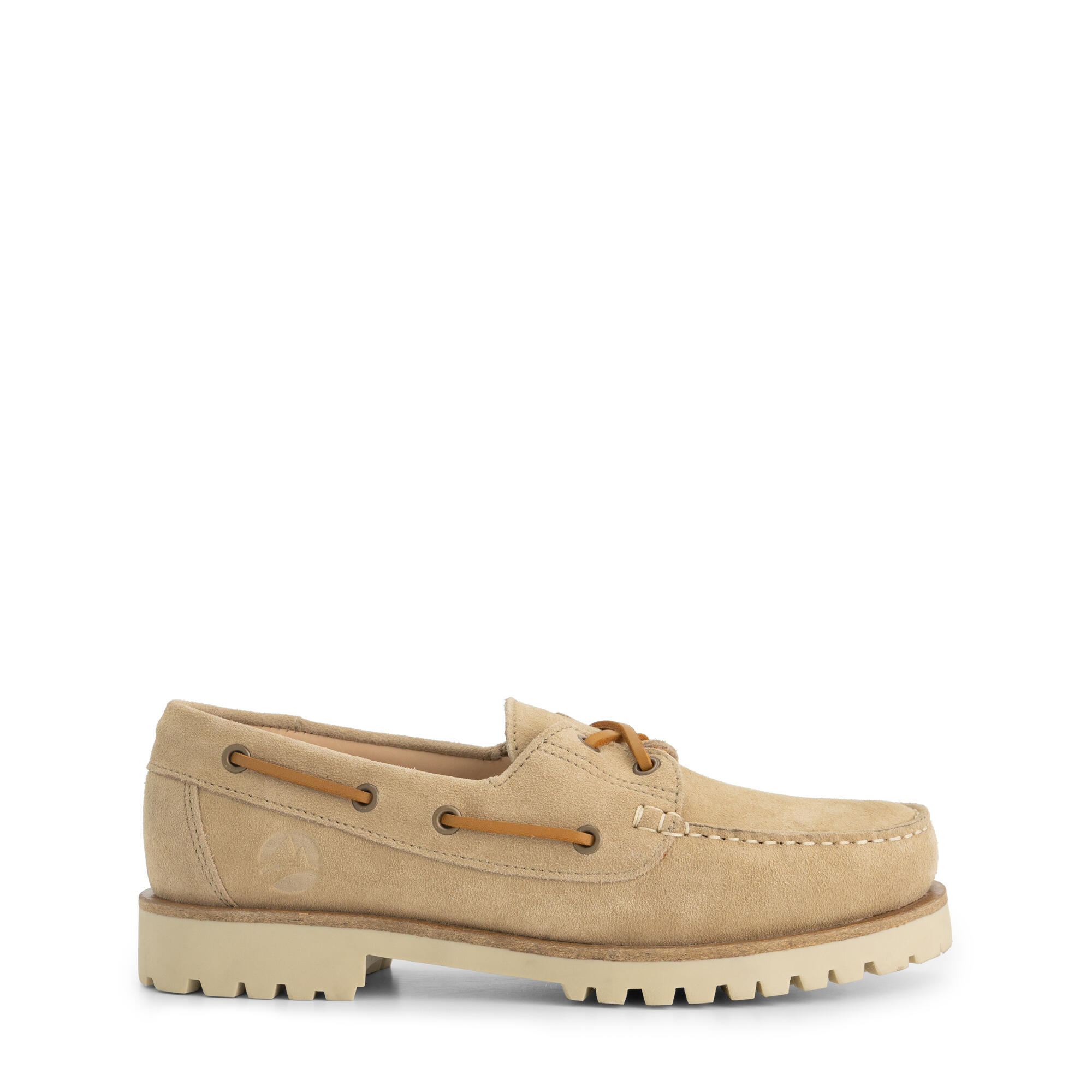Skjern Uomo - Scarpe da barca - Camoscio - Sabbia 3/6