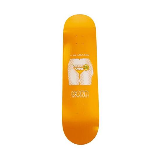 Planche de Skate – 8.5" – Cocktail – Deck Jaune – Sofa Skateboards