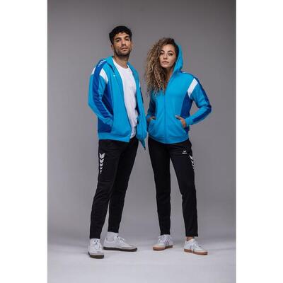 Erima celebration 125 trainingsjack met capuchon blauw