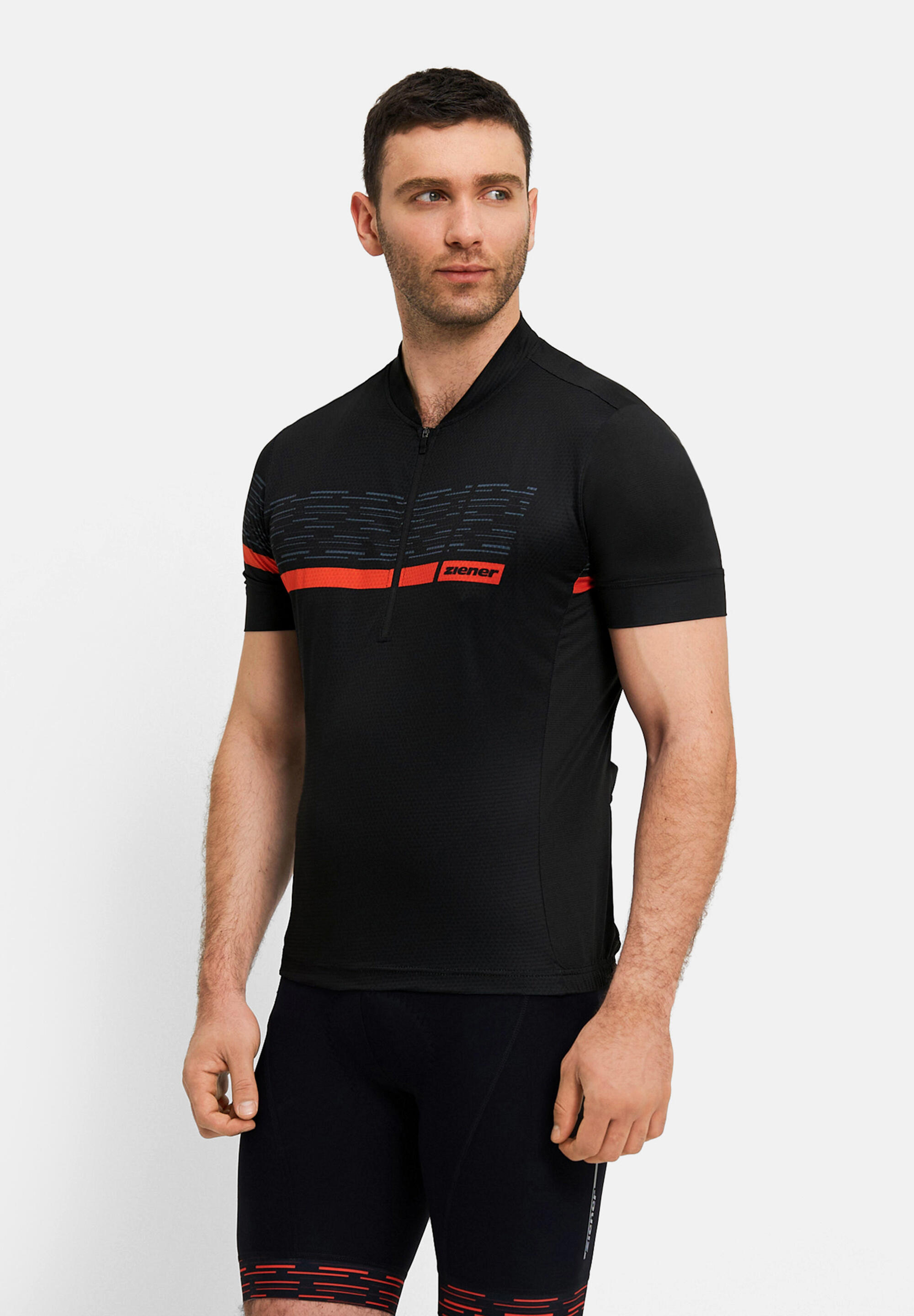 Kurzärmeliges Radtrikot NEMIC-Z orange-meliert 5/5