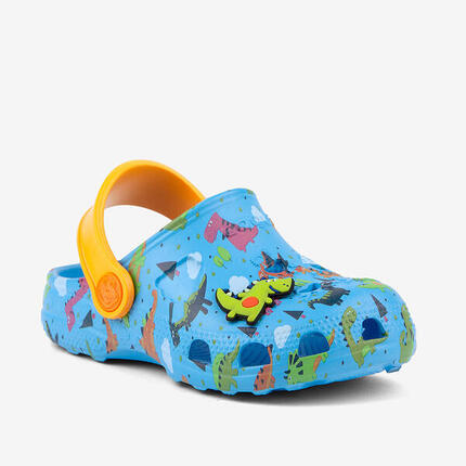 Coqui Jungen-Clogs mit Dino-Print