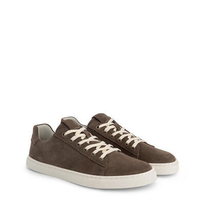 Bergvik dames - barefoot sneaker - suede - zand